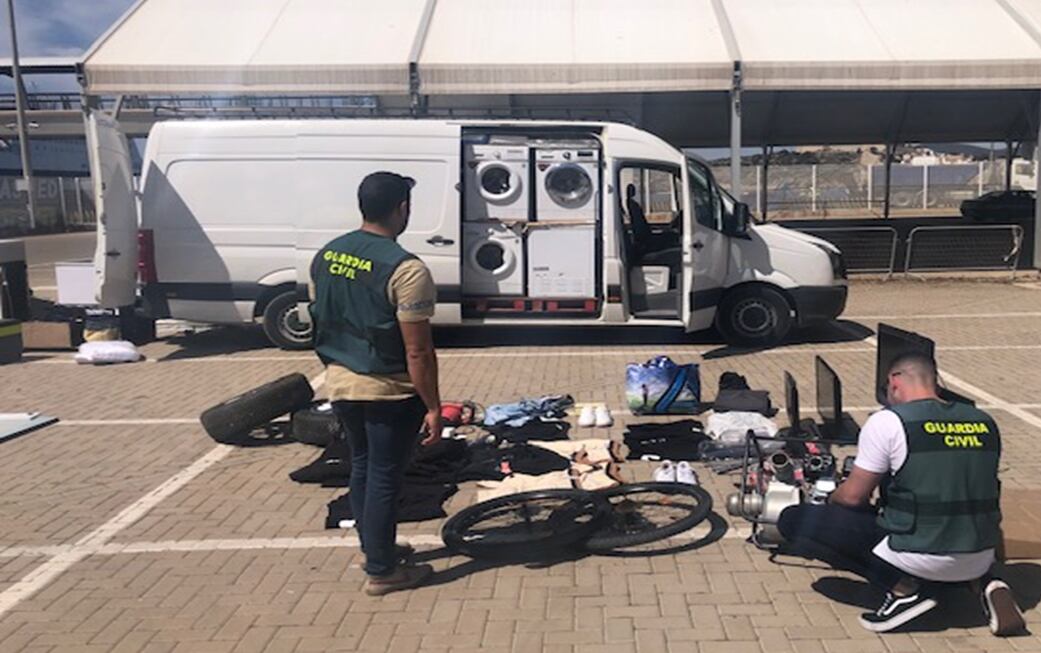 Imagen de los objetos interceptados