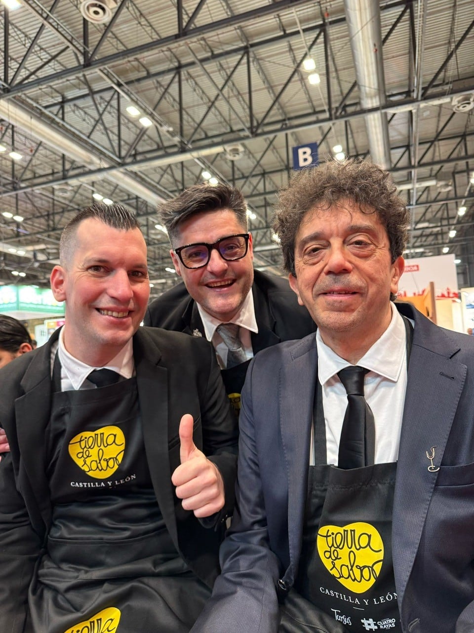 Diego González Barbolla (izquierda), Toño Fernández y Fernando Mayoral