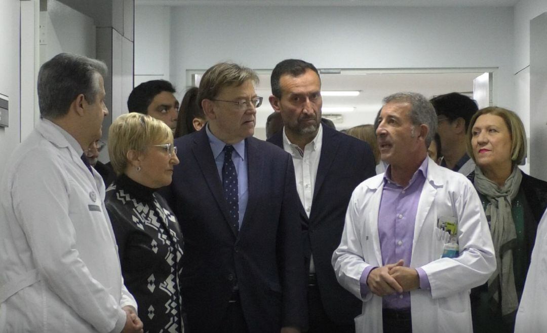 Visita de Ximo Puig al Hospital General (Imagen de archivo)
