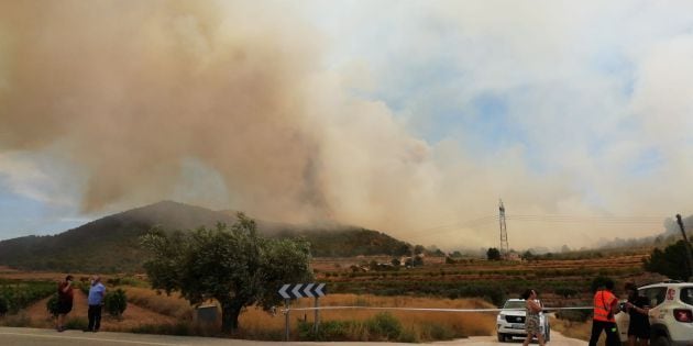 Incendio en Monóvar