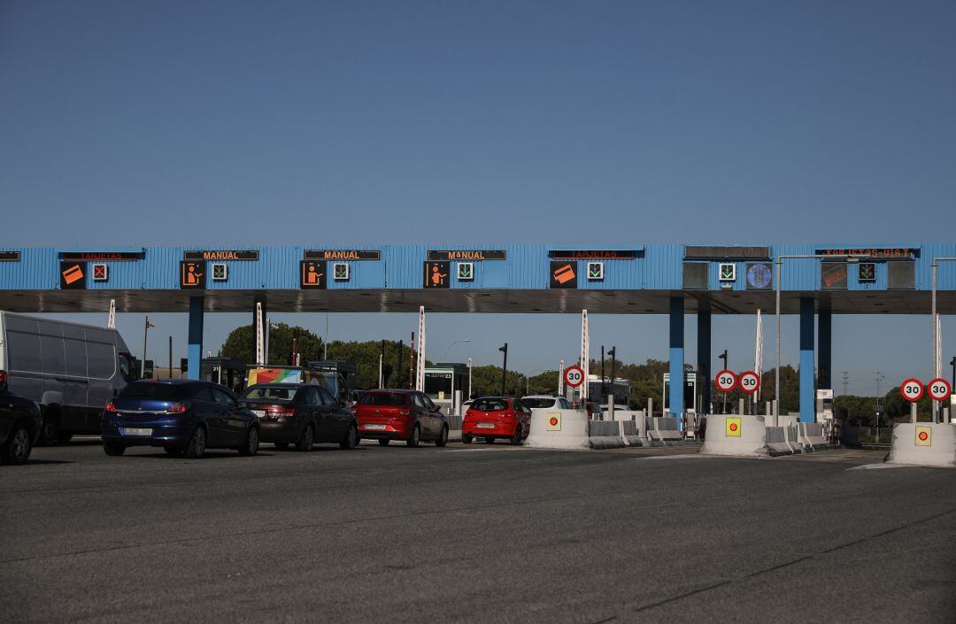 Imágenes de recurso de la autopista de peaje Sevilla -Cádiz (AP-4),