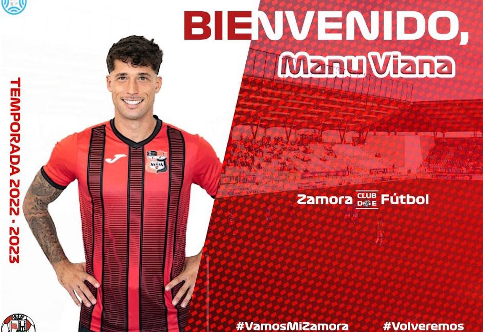 Manu Viana, nuevo ficahje del Zamora CF