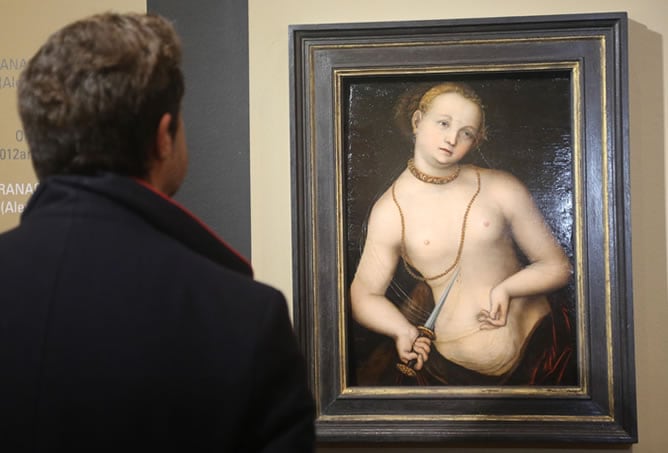 &#039;Lucrecia&#039; de Lucas Cranach el viejo