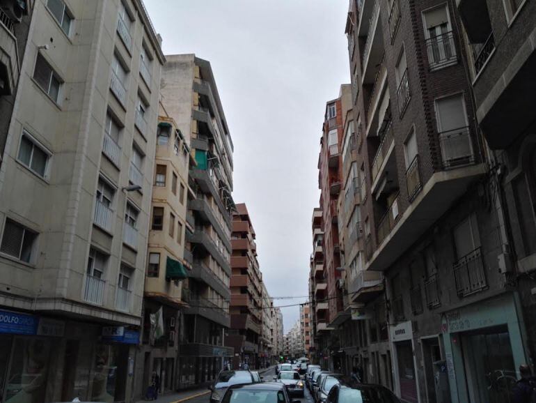 Edificios en una calle de Elche