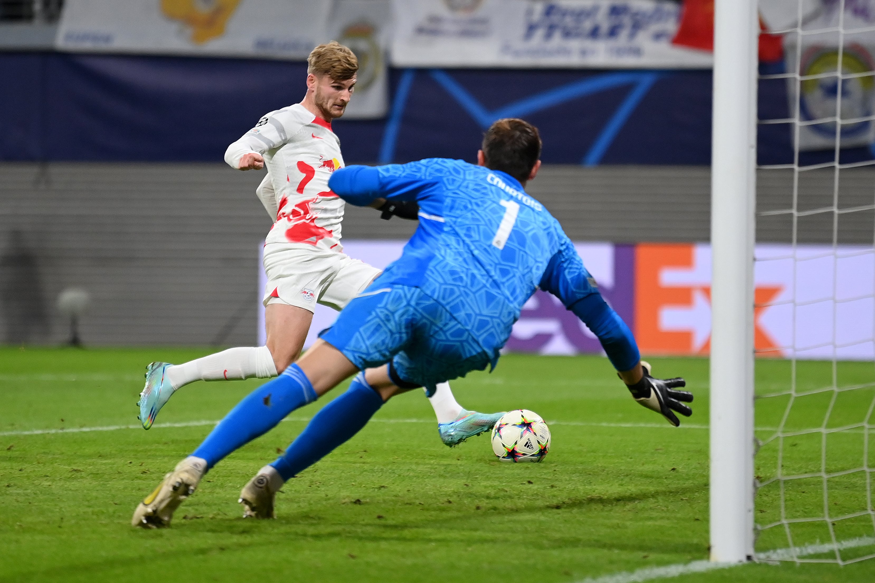 Werner, autor del 3-1 del Leipzig al Real Madrid. (Photo by Stuart Franklin/Getty Images)