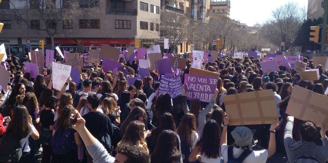 Concentración por el Día de la Mujer, el 8 de marzo de 2020