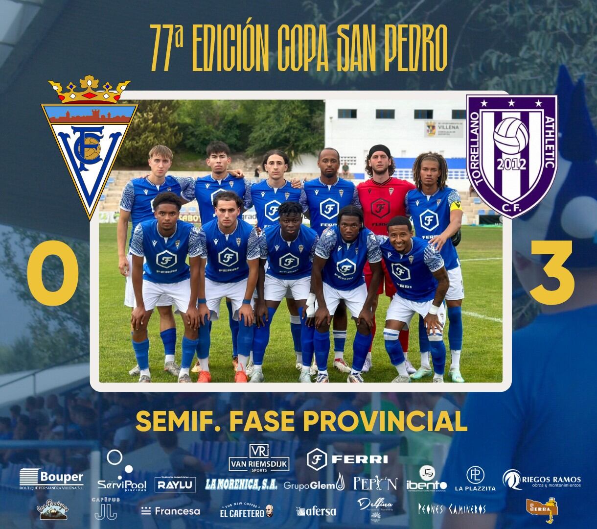 Marcador final del partido