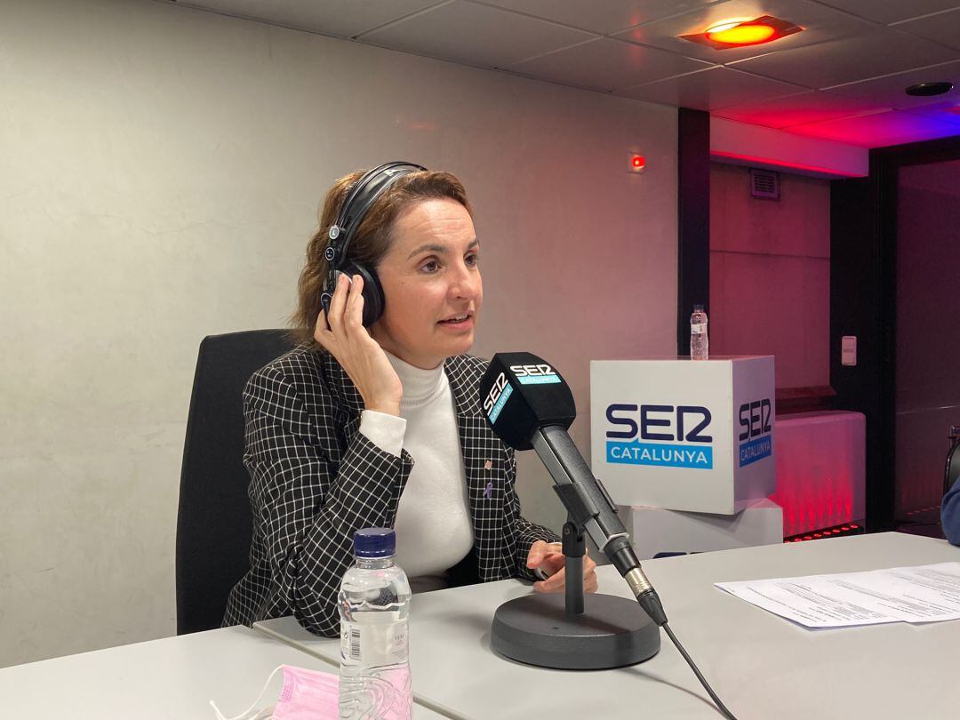 Anna Caula als estudis de SER Catalunya