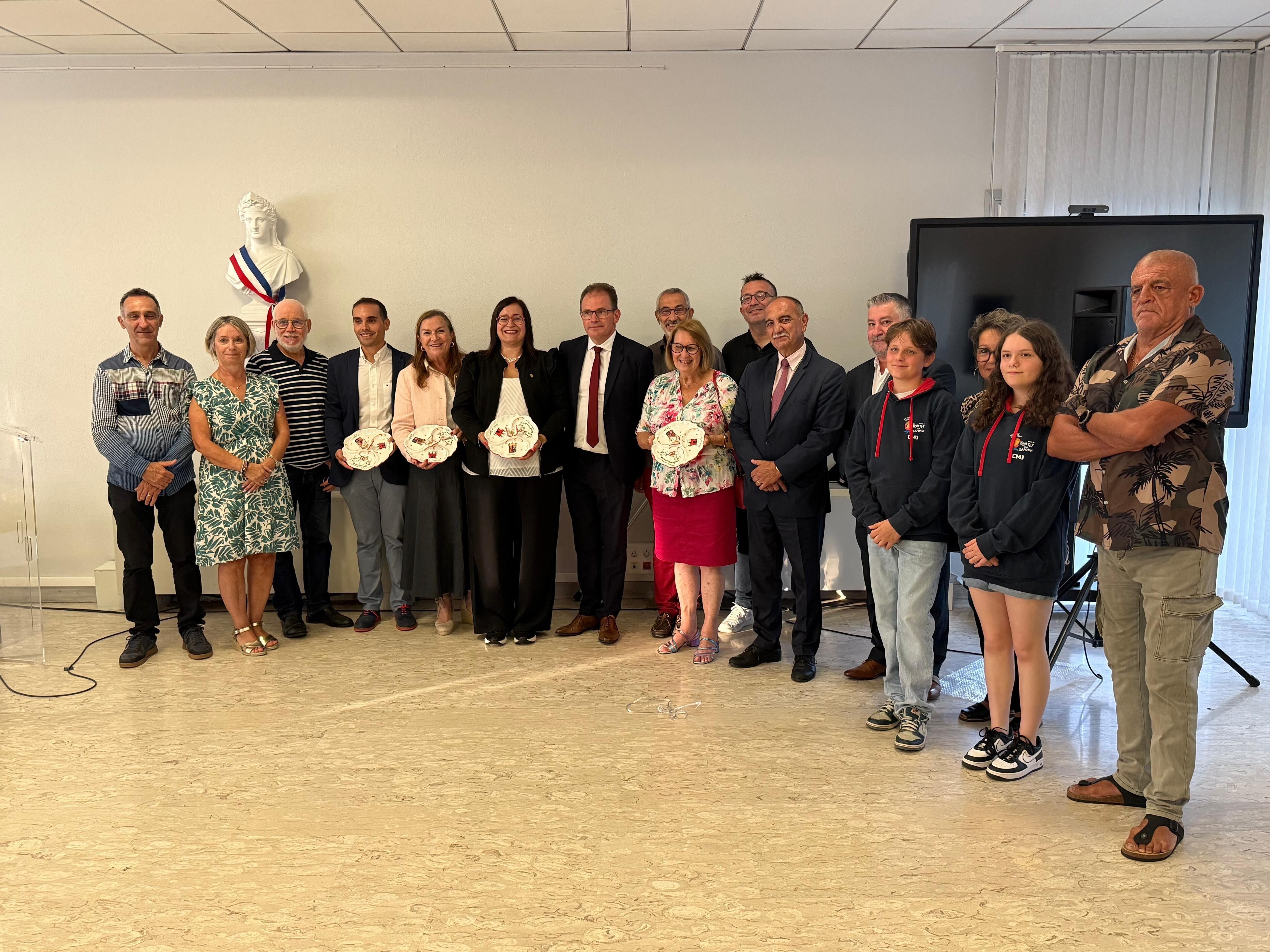 Imagen de la recepción que se celebró en la localidad francesa Portet Sur Garonne