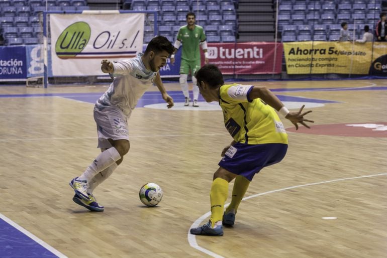 Juanjo Catela, en el primer encuentro de la temporada en Sar en el que ganaron al Gran Canaria FS