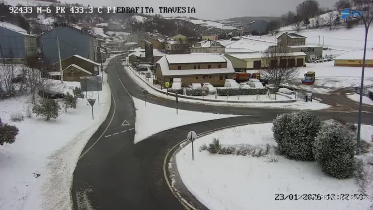 Estas son las carreteras lucenses afectadas por la nieve y las recomendaciones de ciruclacion de Alberto Rodríguez, Jefe Provincial de Tráfico