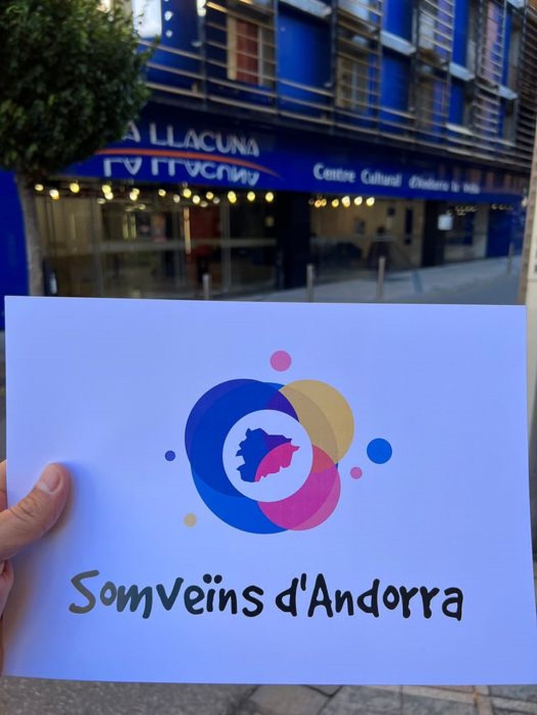 Imatge de presentació de la plataforma Somveïns d'Andorra.