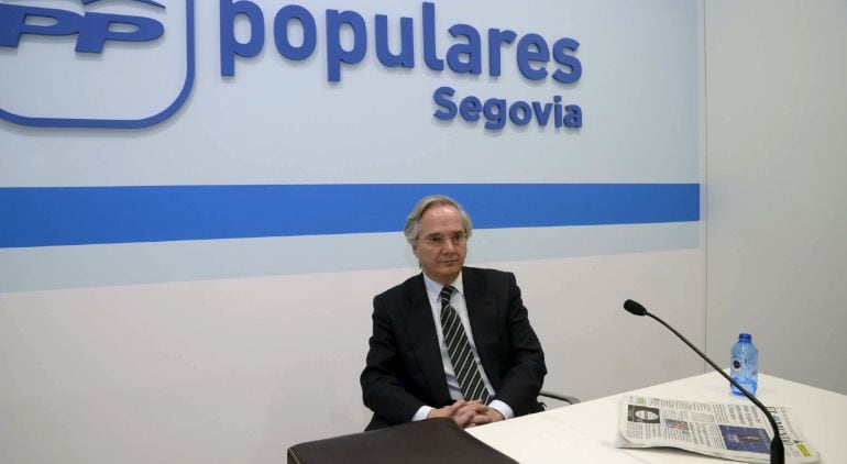 El candidato del PP por Segovia, Pedro Gómez de la Serna