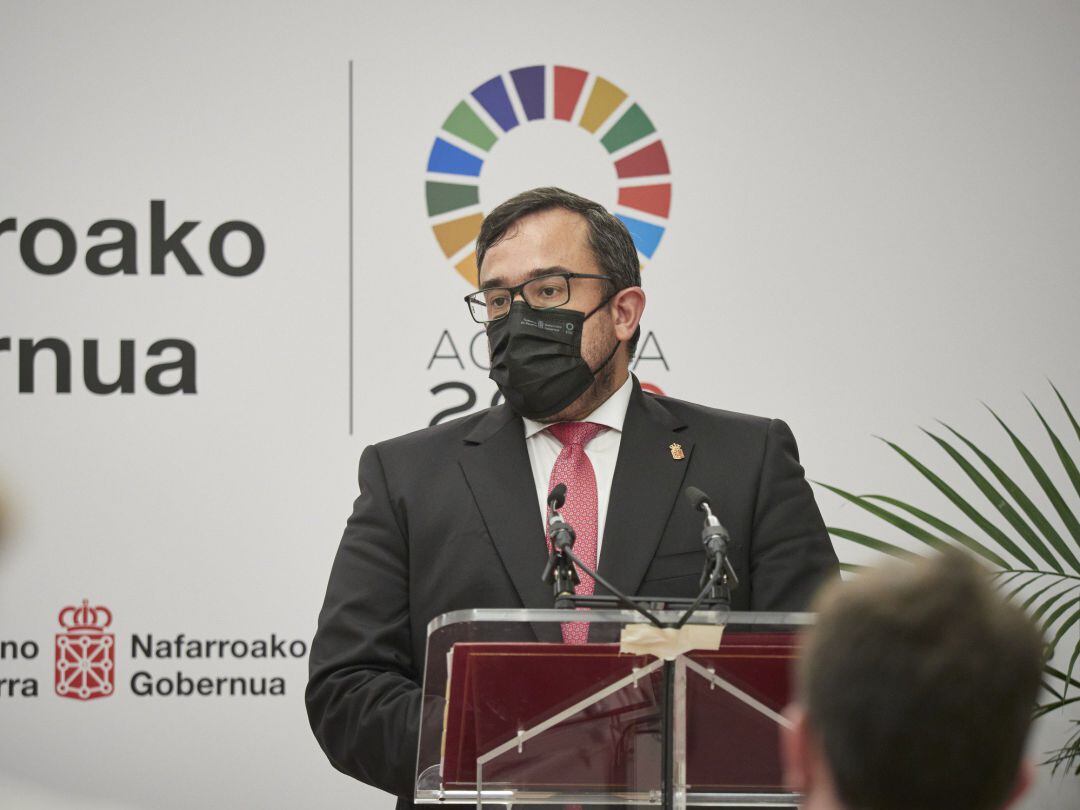 El portavoz del Gobierno de Navarra, Javier Remírez