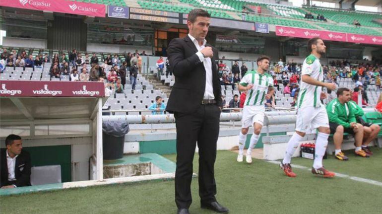 Luis Miguel Carrión, entrenador del Córdoba B