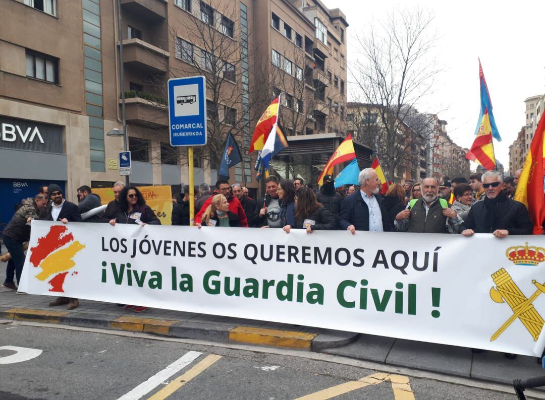 Concentración frente a la Delegación del Gobierno en Pamplona