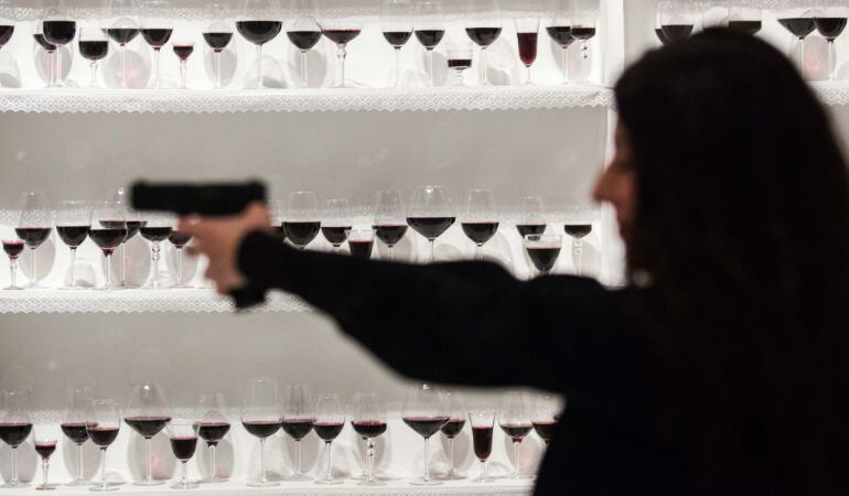 Performance de Greta Alfaro. 