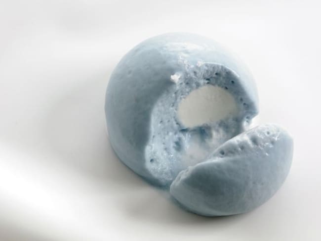 El postre azul de Carme Ruscalleda (Sant Pau).