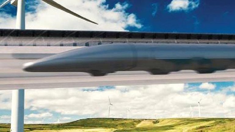 El sistema de transporte de alta velocidad &quot;hyperloop&quot; ya ha completado con éxito su primera prueba al aire libre el pasado mes de mayo.