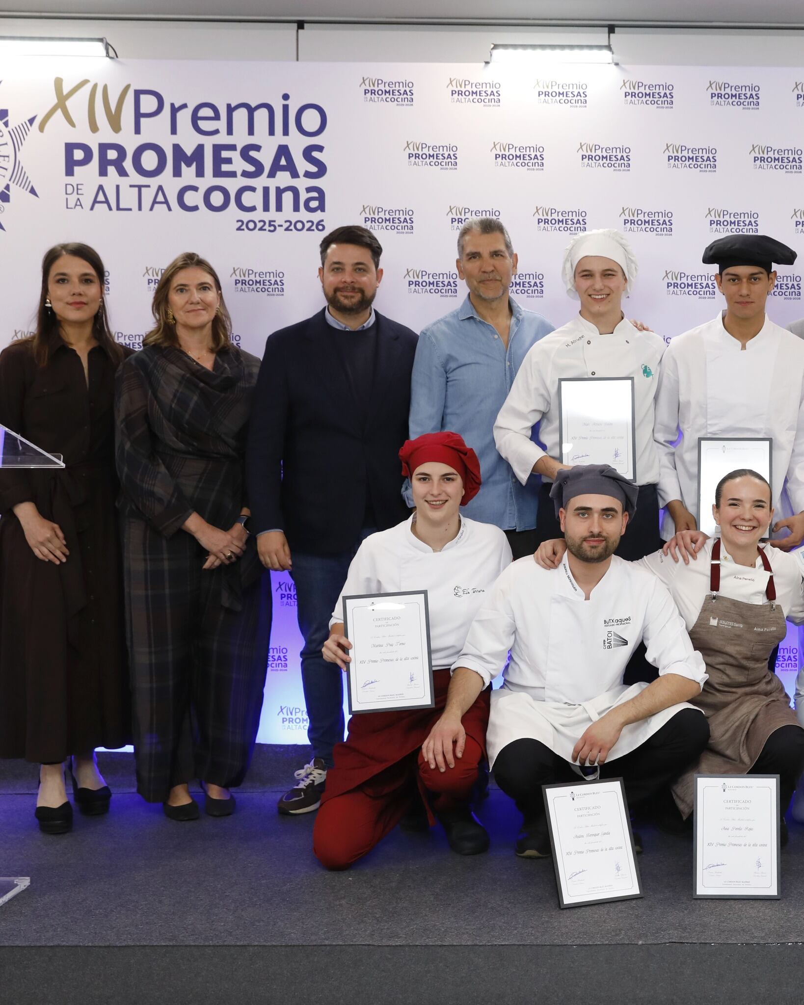 Ganadores del certamen