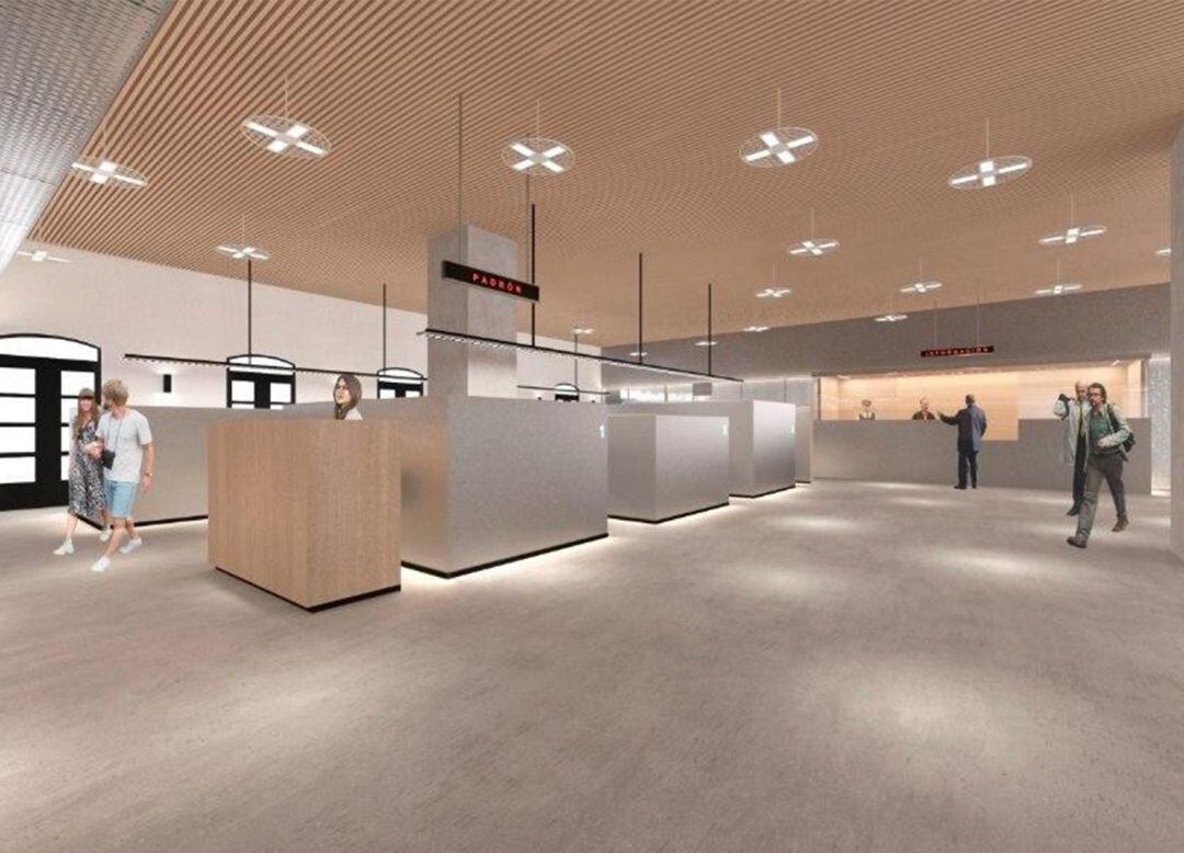 Obras no Concello de Pontevedra para adaptarse a nova normalidade