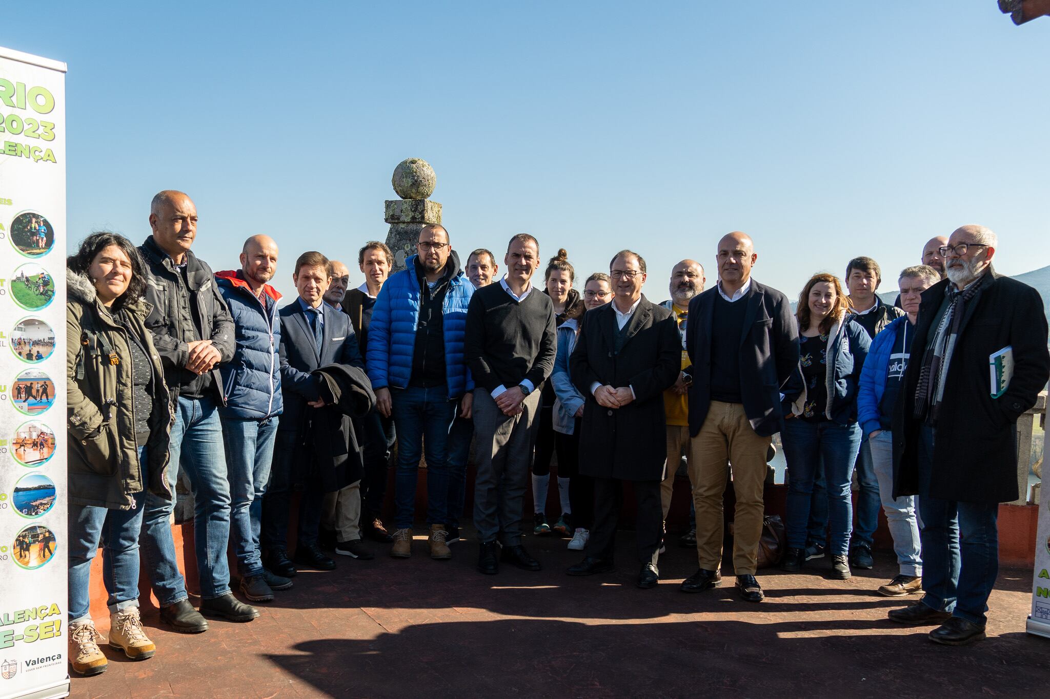 Presentación do calendario deportivo do 2023 na Eurocidade Tui-Valença