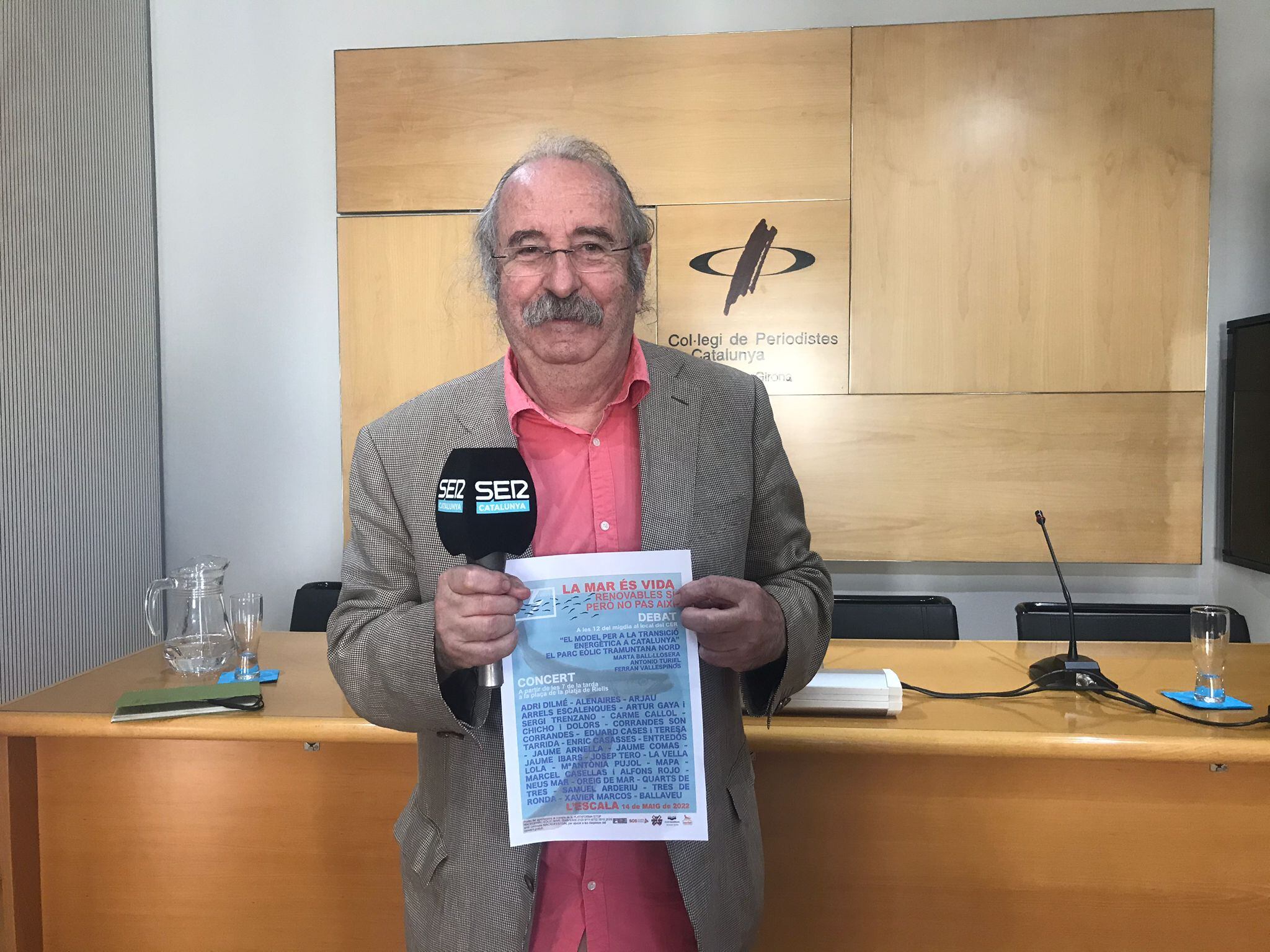 Ferran Vallespinós, organitzador del macro concert