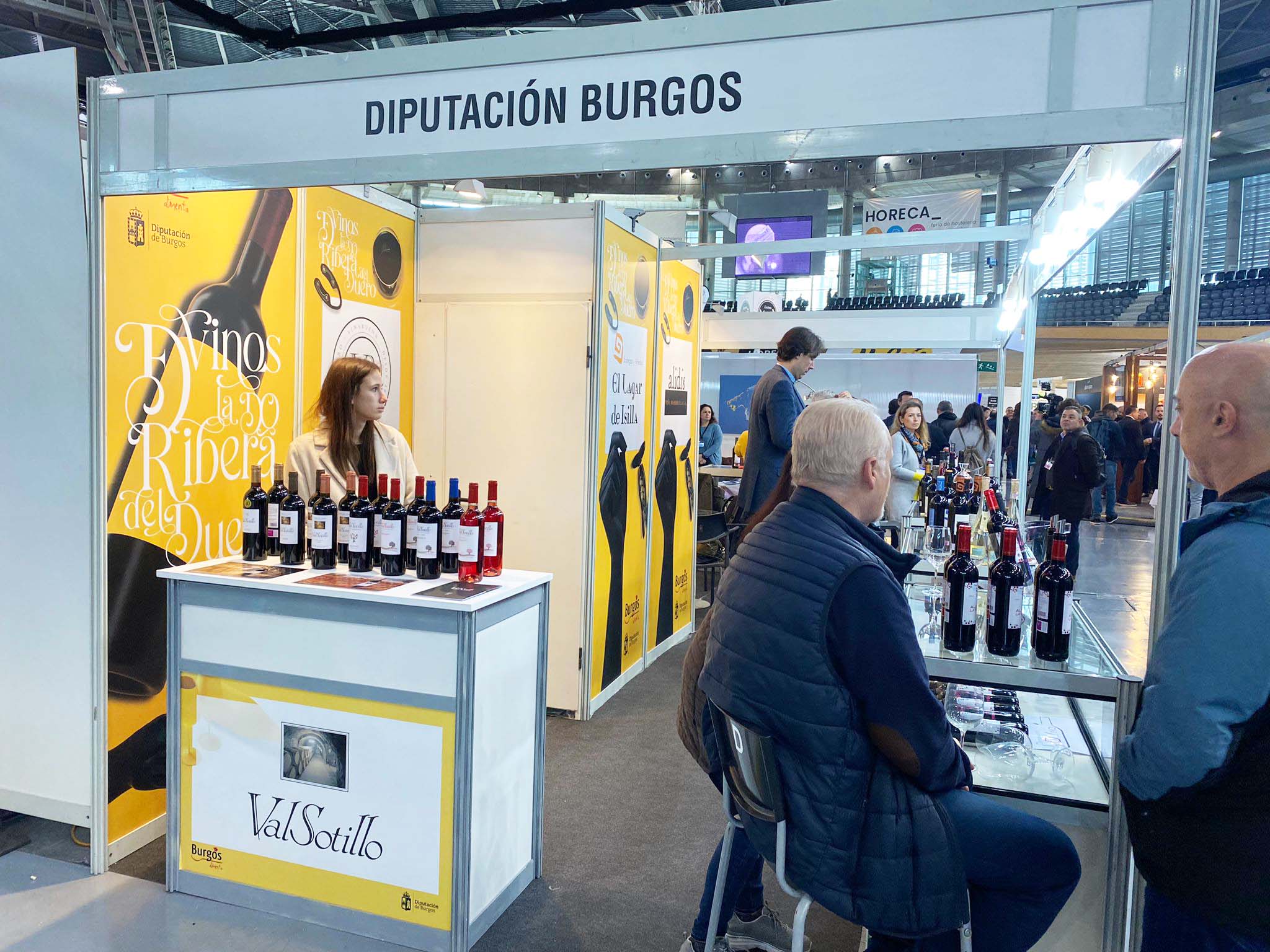 Stand de la Diputación de Burgos en la feria Horeca Baleares