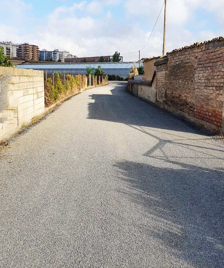 Plan de asfaltado en el Camino de Salas