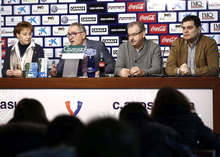 El presidente de Osasuna, Luis Sabalza. 