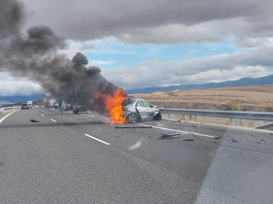 Dos fallecidos y dos heridos en la Autovía de Pinares