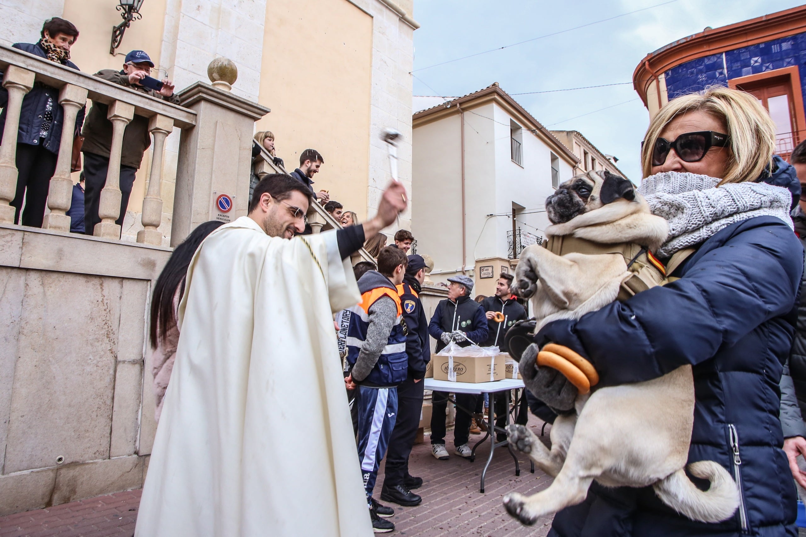 Imagen de archivo de la bendición de animales en la Romería de Sant Antoni