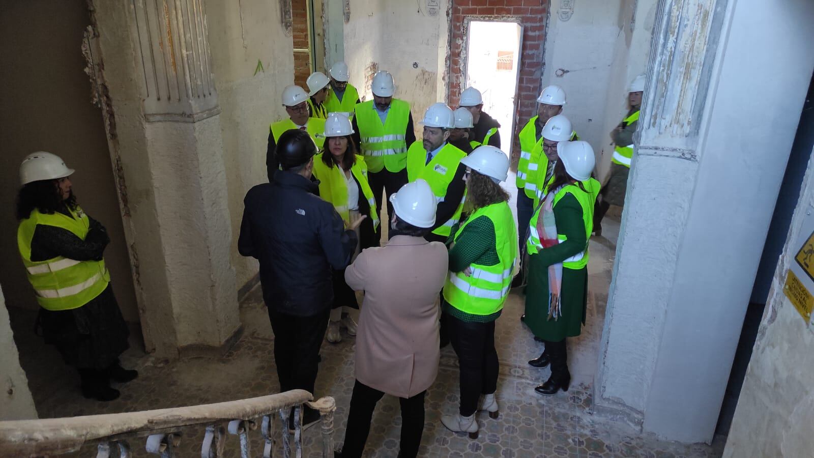 Sara Simón, consejera de Igualdad ha visitado  las obras del Centro de Atención Integral para víctimas de agresión sexual en Ciudad Real