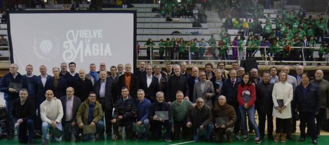 Fue uno de los homenajeados por el Peñas a comienzos de este año