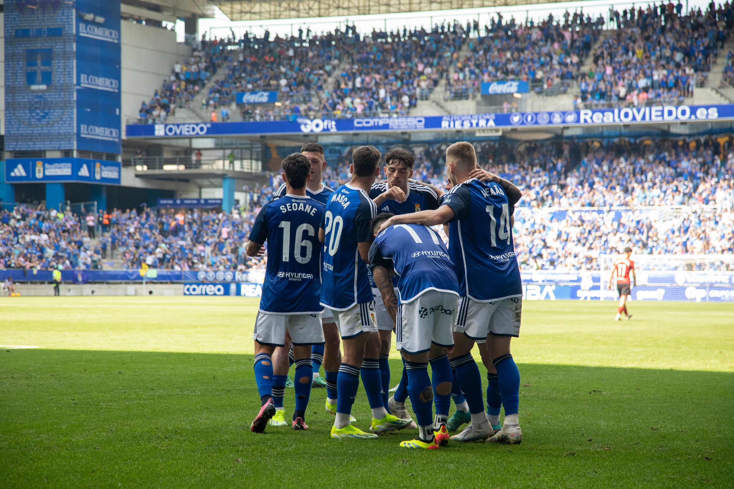 14-04-2024 ESTADIO CARLOS TARTIERE. JORNADA 35 LIGA SEGUNDA DIVISIÓN REAL OVIEDO-CD MIRANDES 1-1 SEOANE