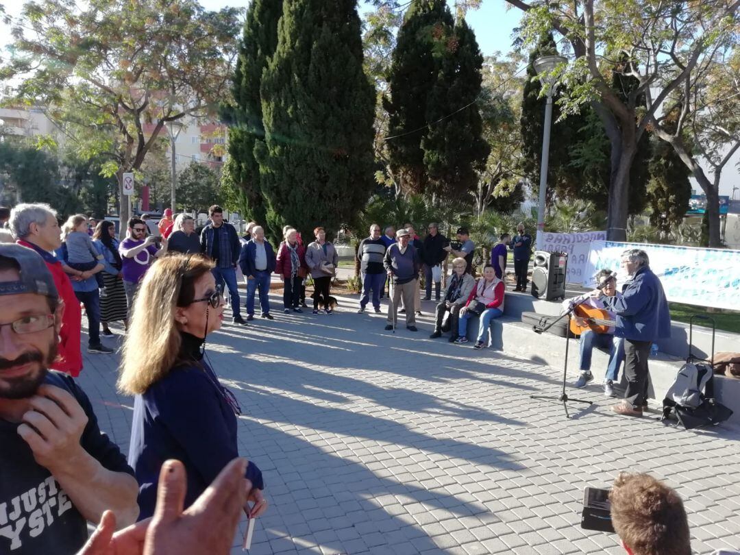 Imagen de archivo de una protesta de la Plataforma Basta Ya