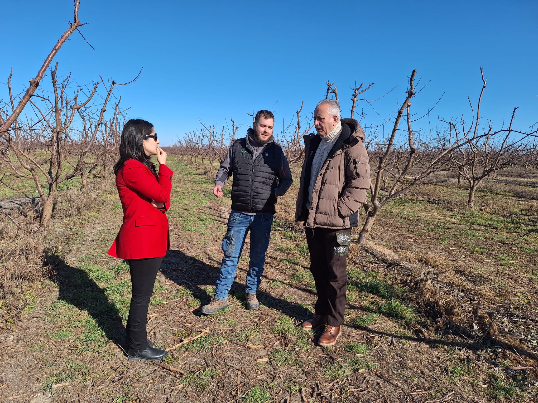 Visita del subdelegado del Gobierno a Ballobar