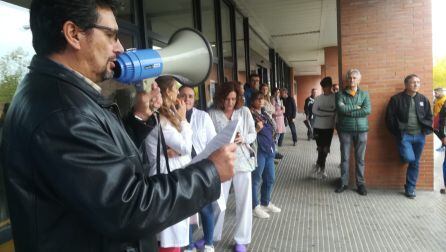 Concentración ante el Hospital del Bierzo