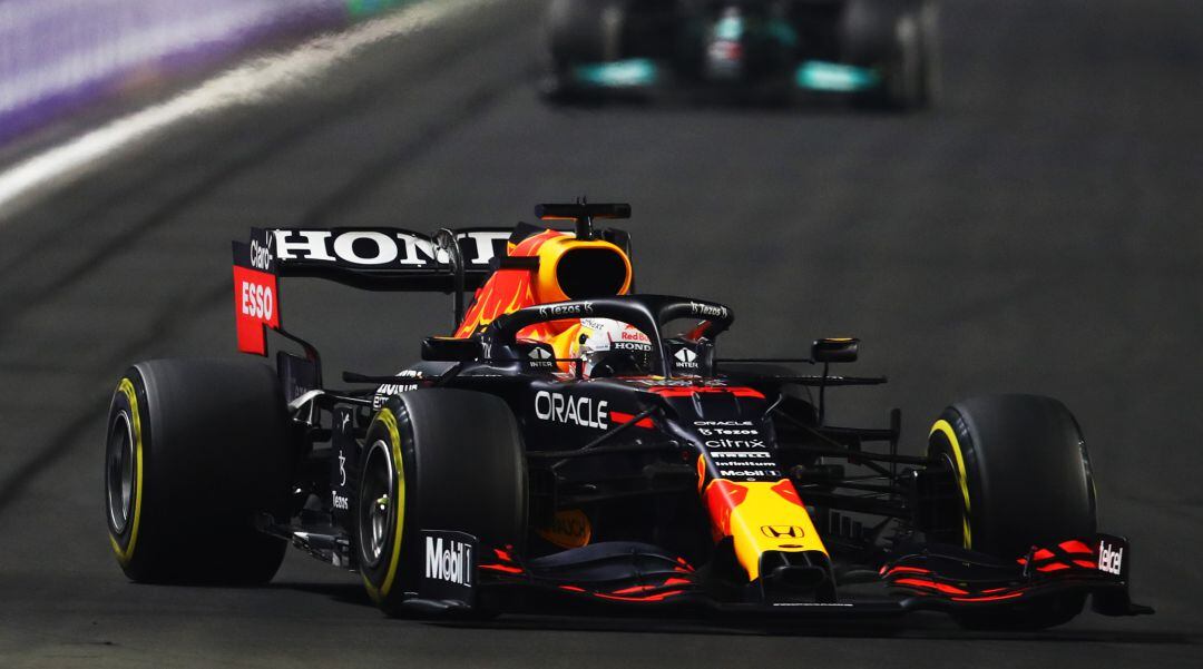 Verstappen, durante la carrera. 