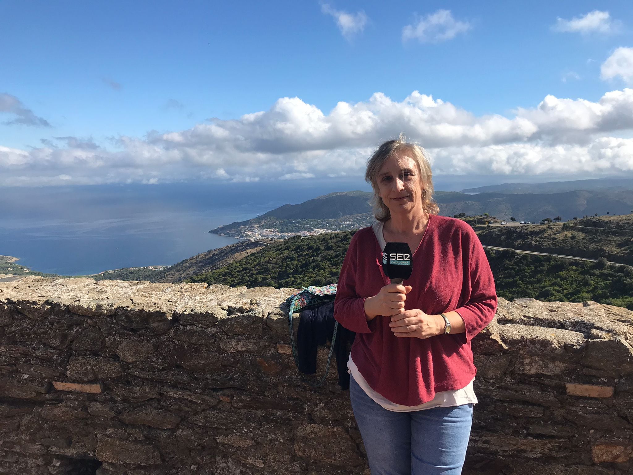 Sònia Masmartí, a Sant Pere de Rodes