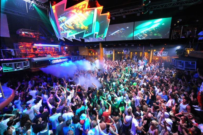 Imagen del interior de la discoteca Amnesia