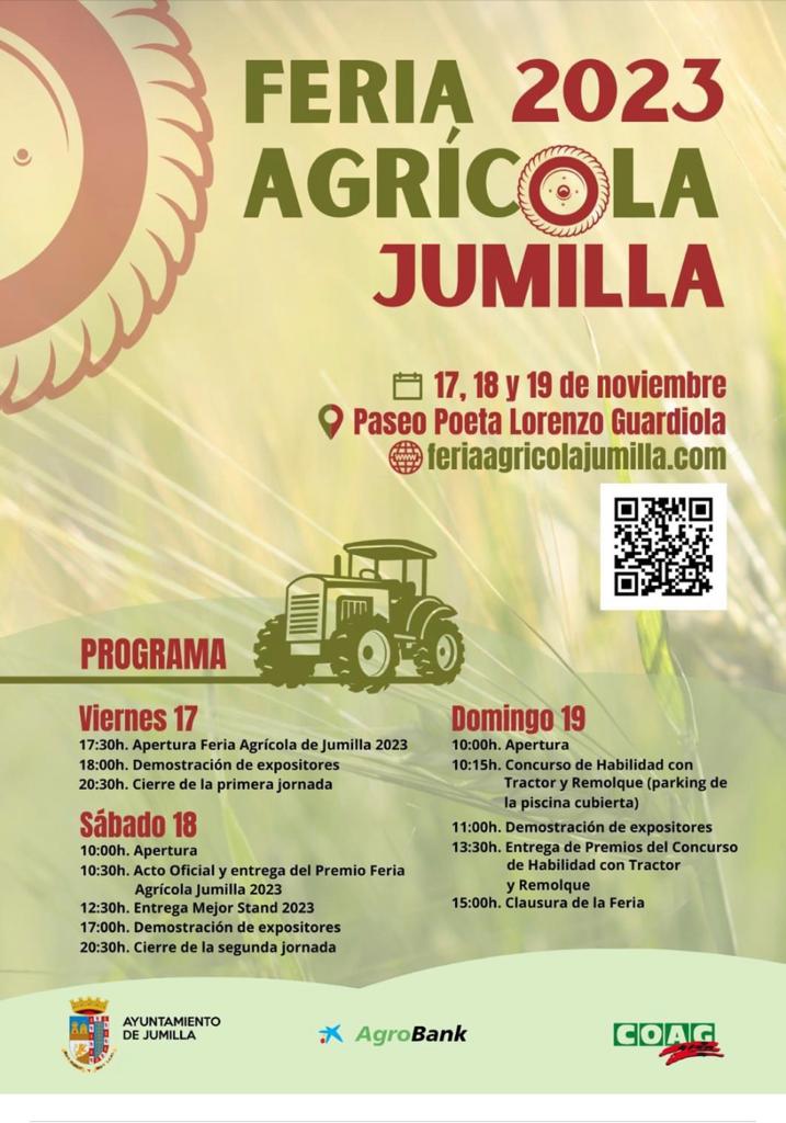 Cartel anunciador de la Feria Agrícola de Jumilla