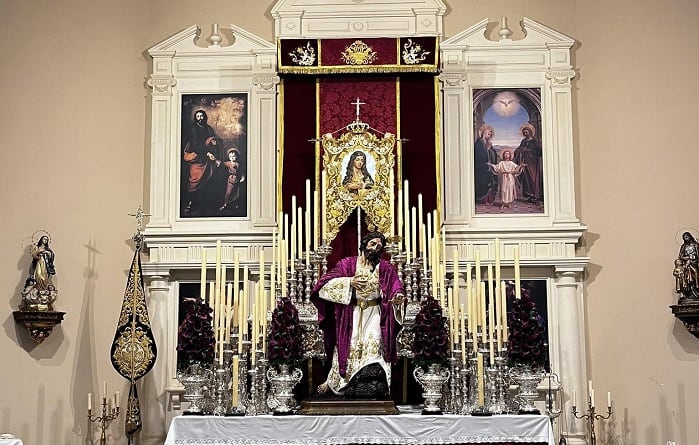 Imagen de la Oración en el Huerto en el templo