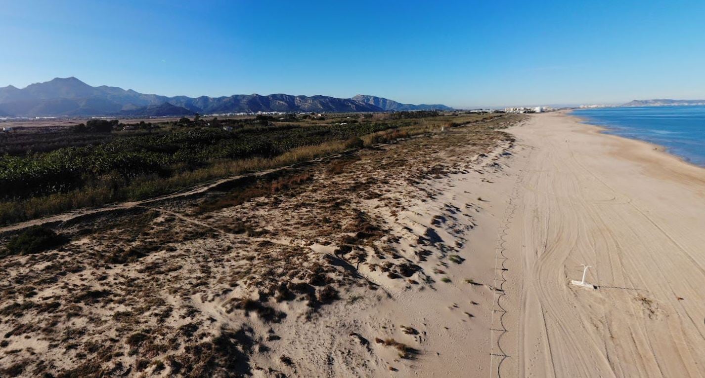 Playa de l&#039;Auir. Imagen de archivo. 