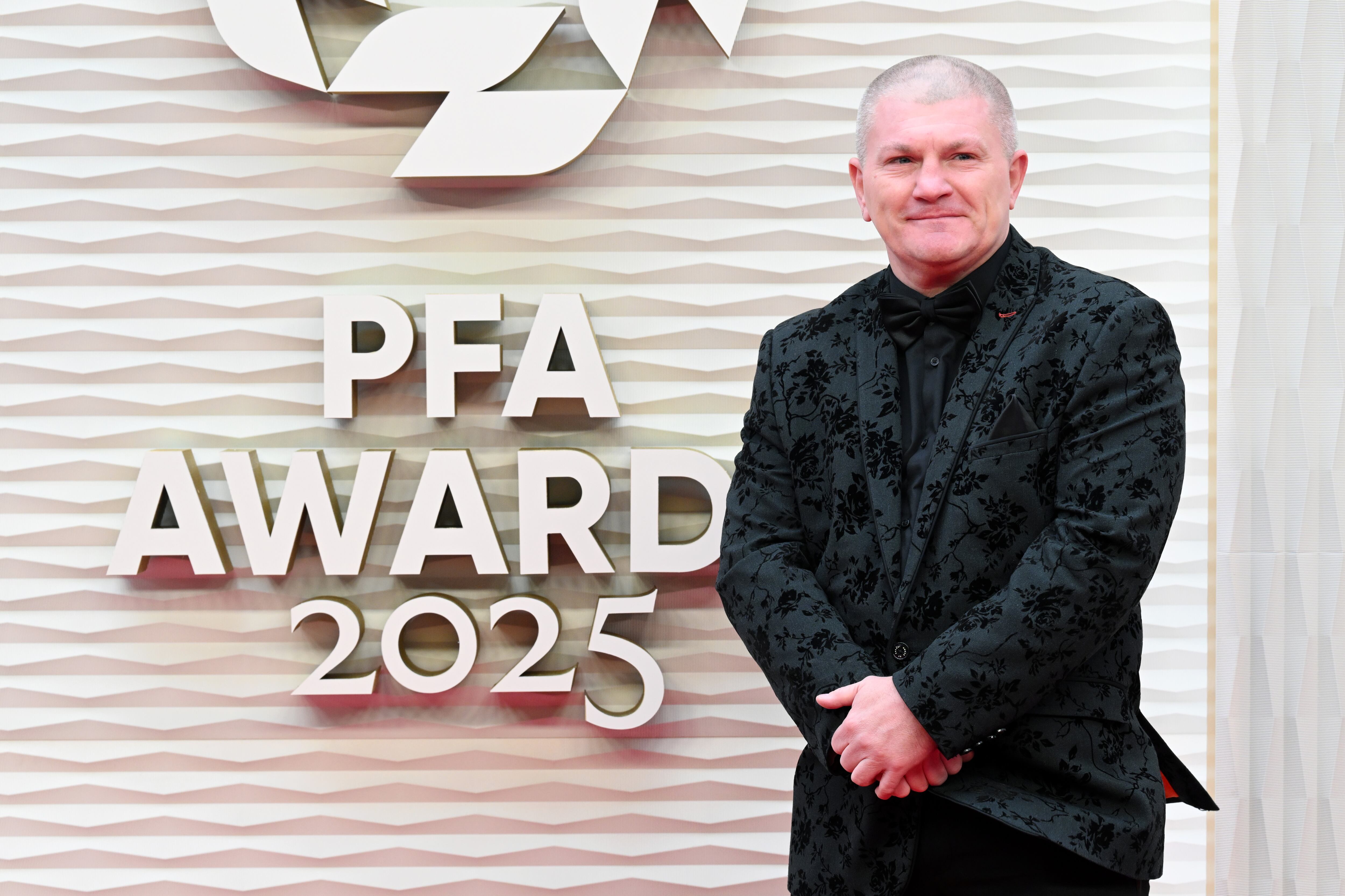 Ricky Hatton en los premios PFA 2025