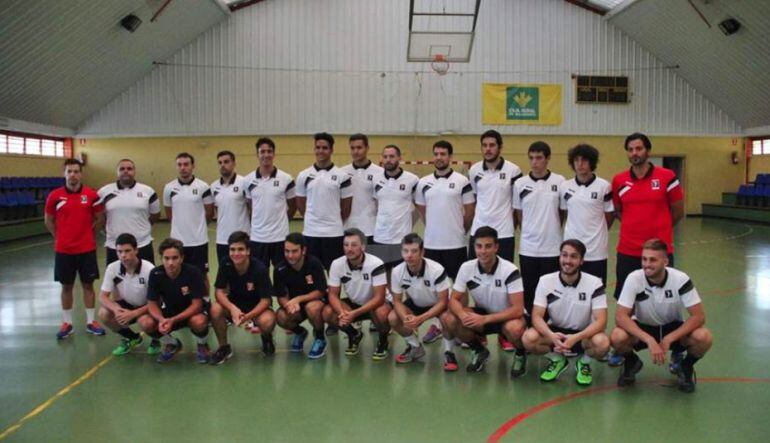 Así lucian los integrantes del Balonmano Ciudad de Salamanca en su primer entreno