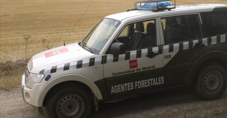 Vehículo de los Agentes Forestales de la Comunidad de Madrid