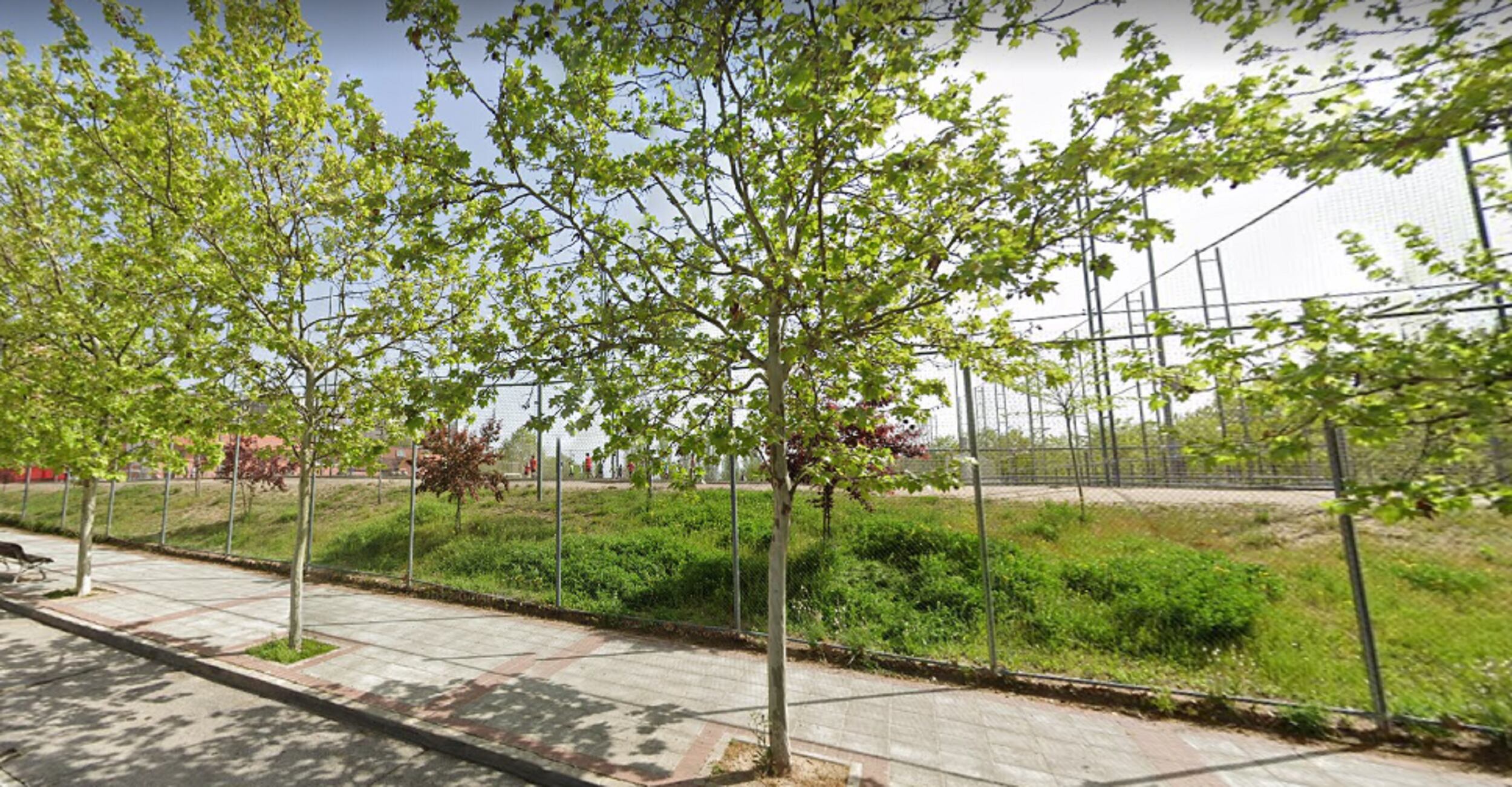 Campo de fútbol municipal Mario Suárez, en Alcobendas.