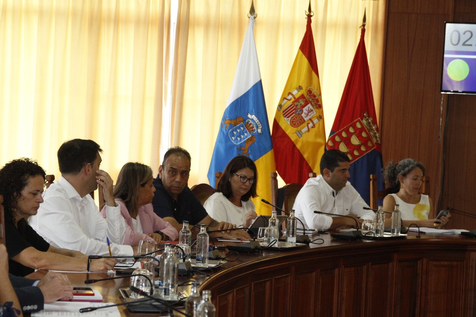 Grupo socialista en el Cabildo de Lanzarote.