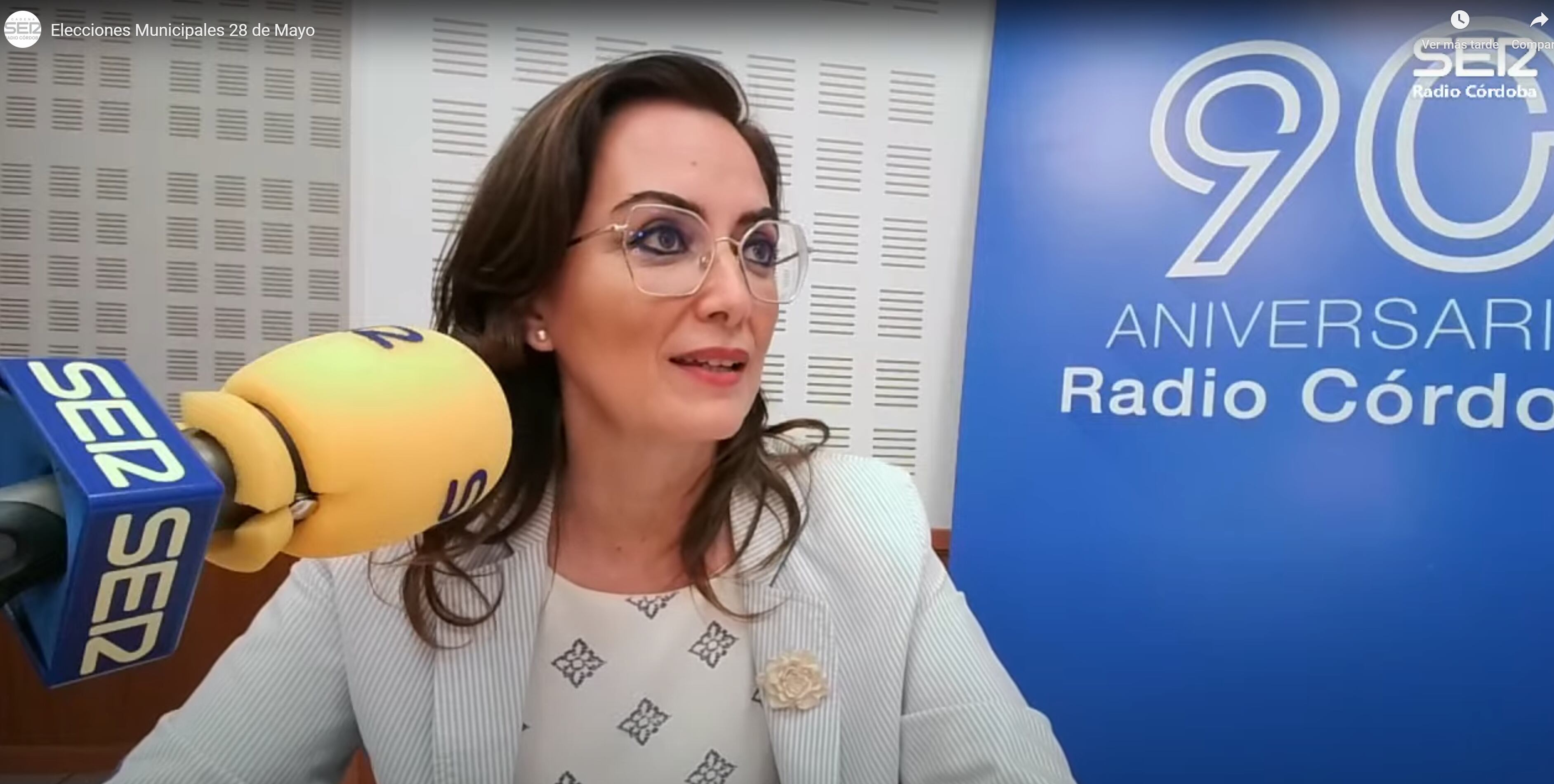 La candidata de Vox a la alcaldía de Córdoba participa en la entrevista electoral del programa Hoy por Hoy Córdoba